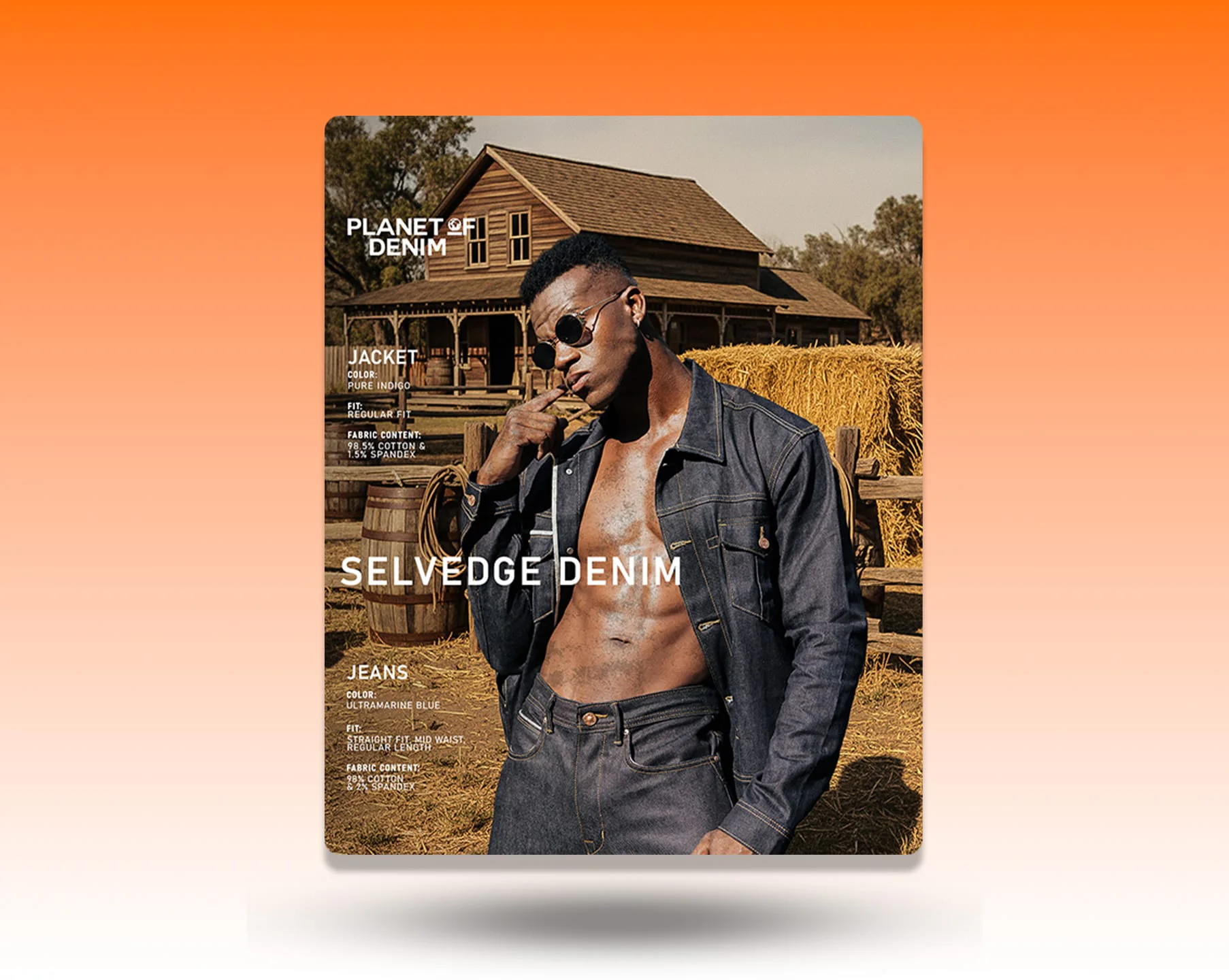Planet Of Denim campaign design 1